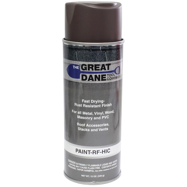 Roofing Spray Paint, Hickory, 12 PK